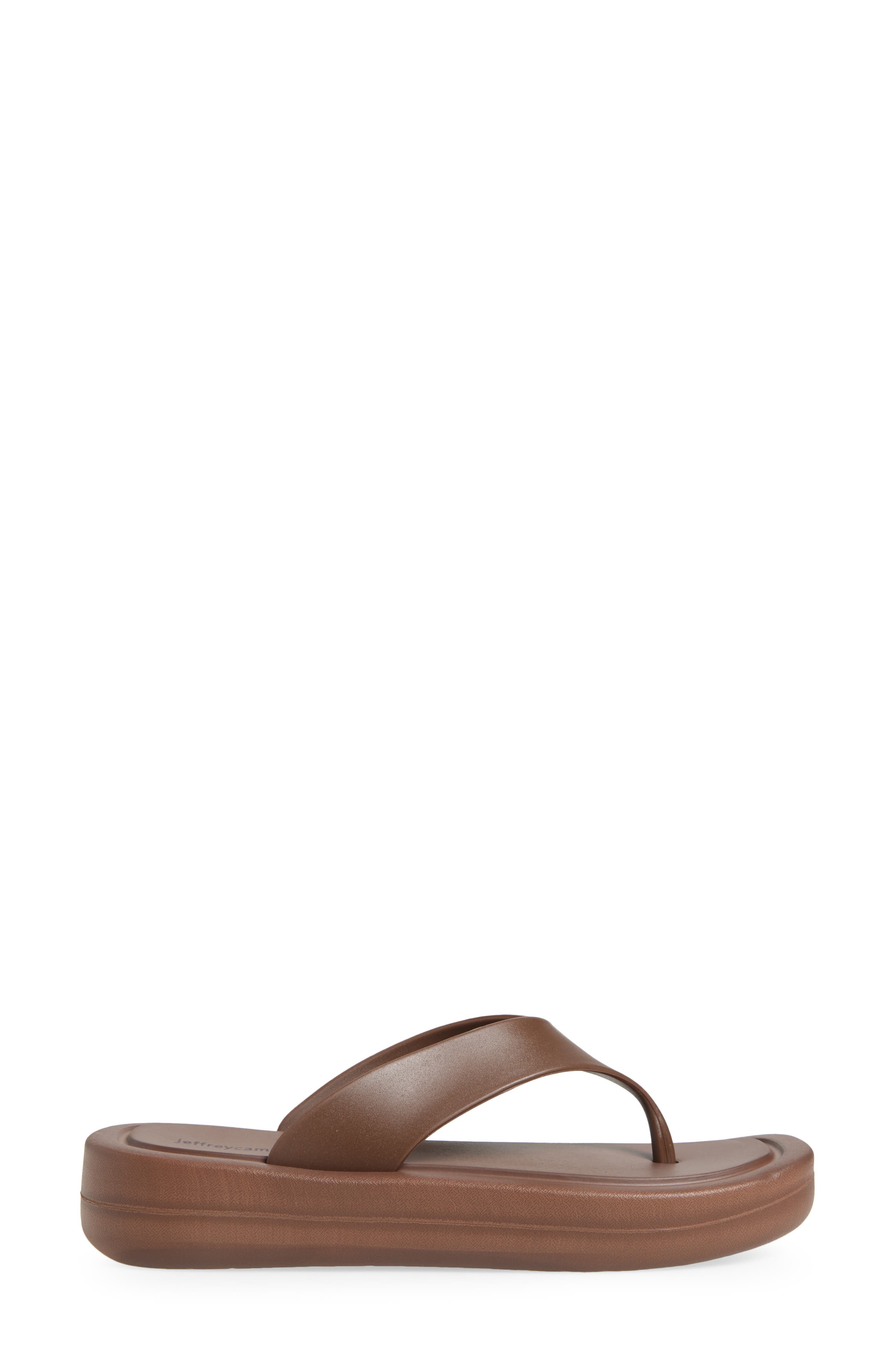 Jeffrey Campbell Darcie Flip Flop, Alternate, color, Brown