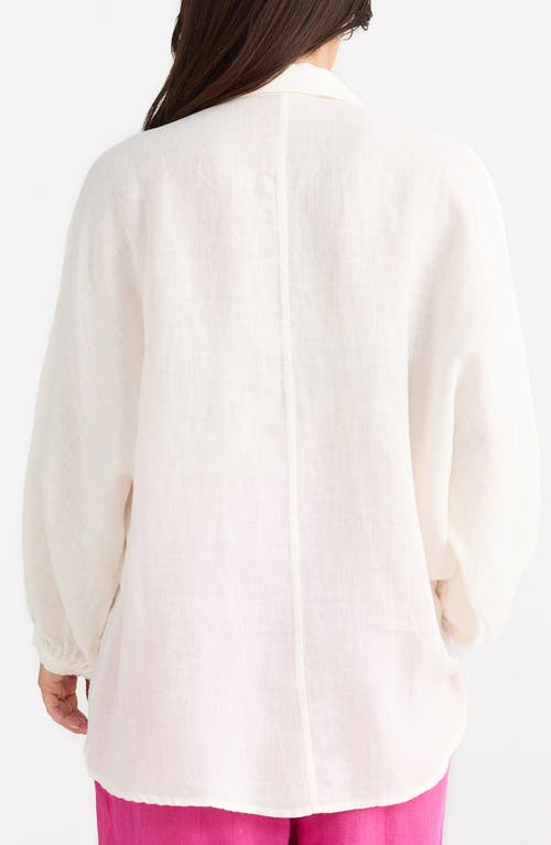 BRAVE + TRUE BRAVE+TRUE MONTY WOVEN LINEN SHIRT