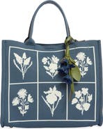 Nanette Lepore Floral Knit Square Satchel