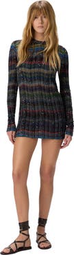 Missoni Crew Neck Sweater With Wave Pattern