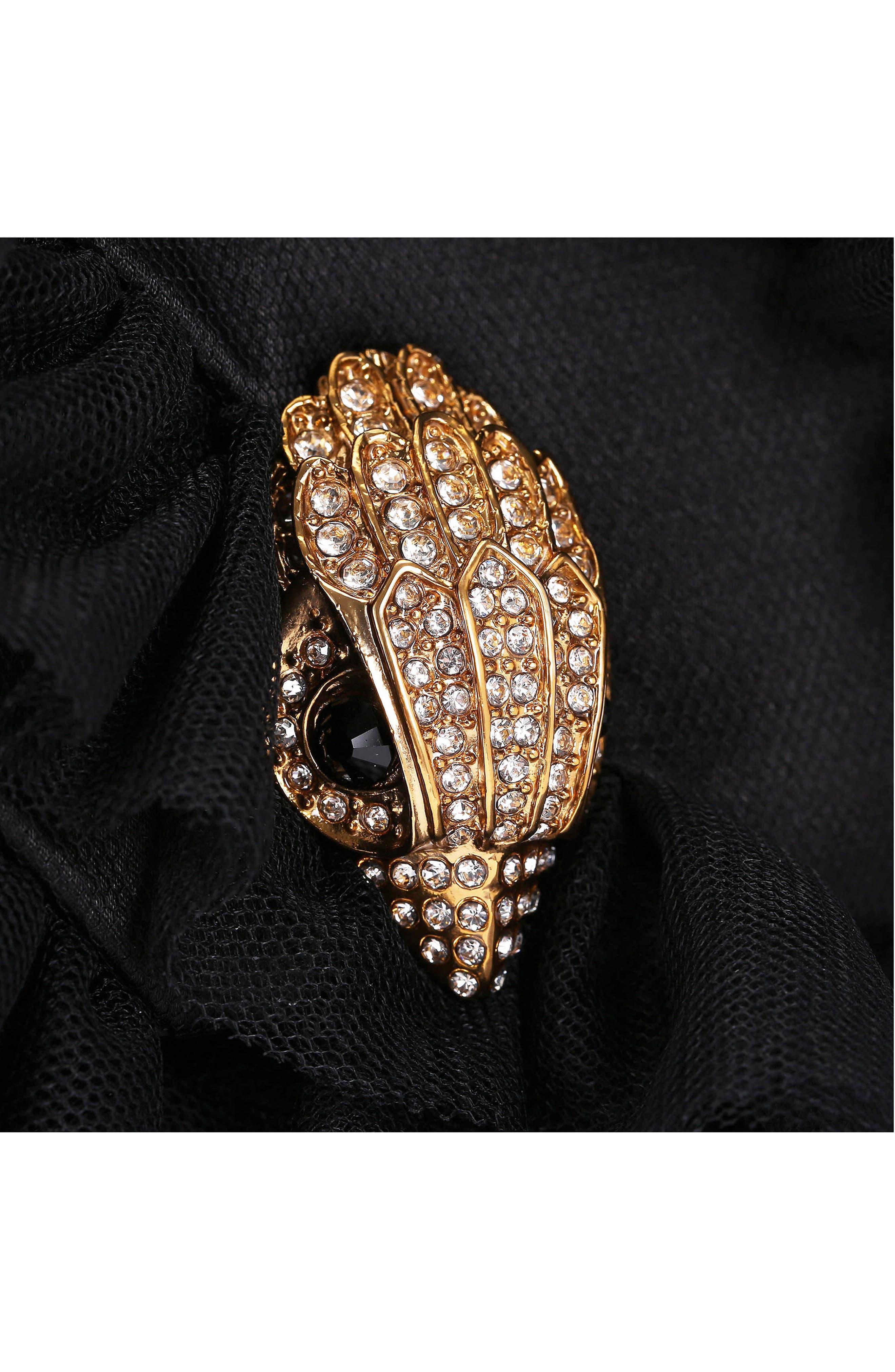 Kurt Geiger London Mini Kensington Ruffle Shoulder Bag, Alternate, color, 