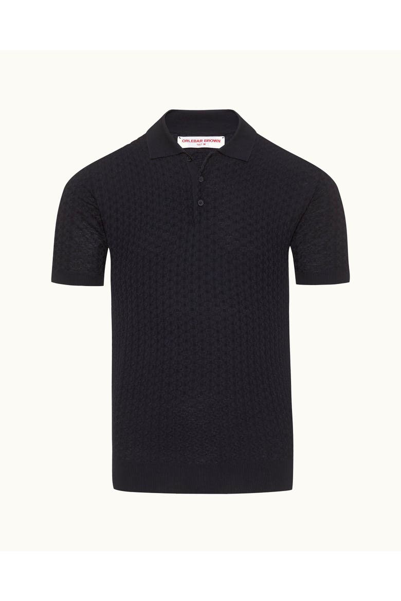 Burnham Silk Tailored-Fit Polo Shirt, Alternate, color, NIGHT IRIS