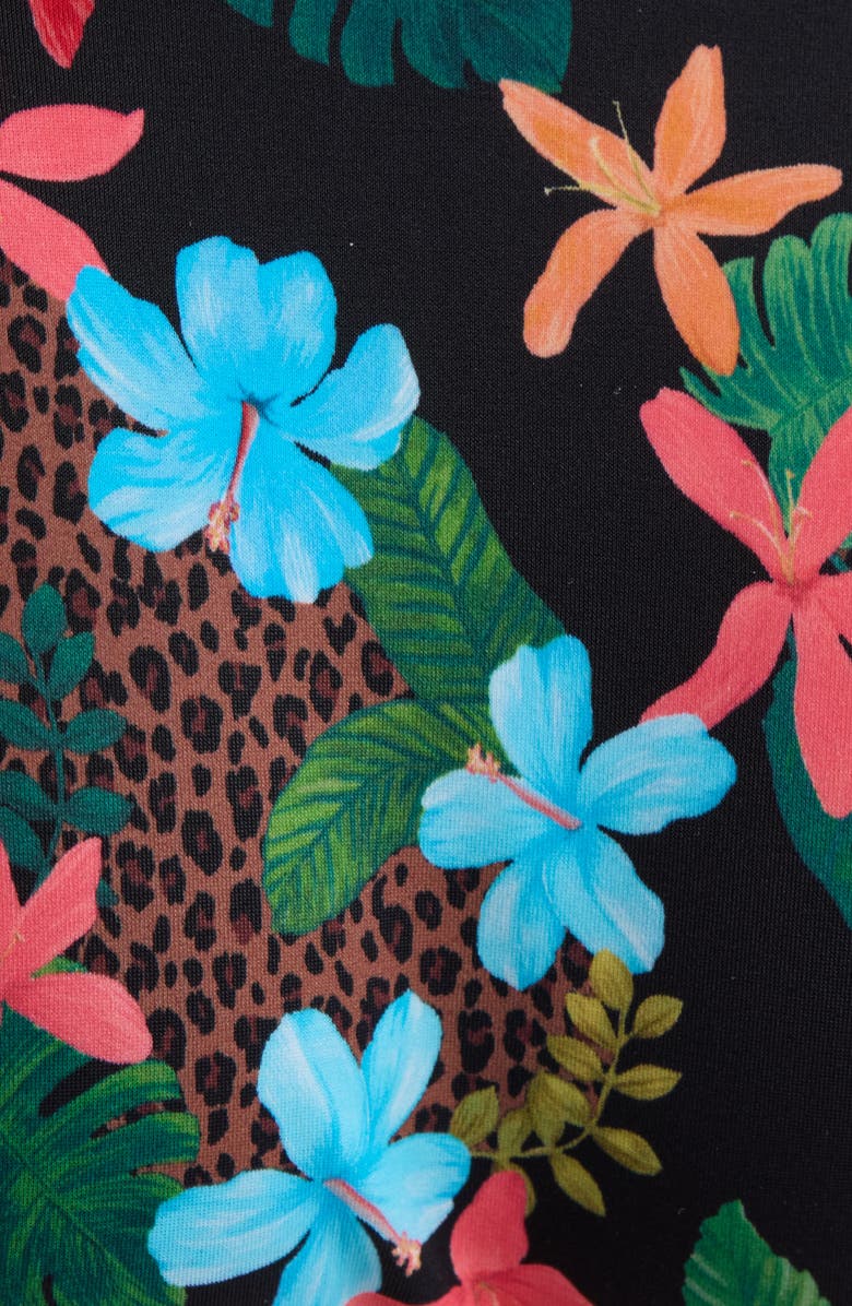 PacSun Erica High Leg Scoop Bikini Bottoms, Alternate, color, Jungle Tropical