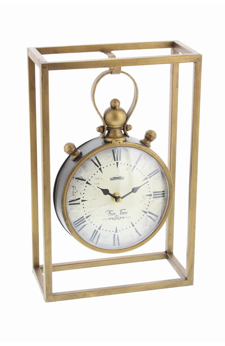 SONOMA SAGE HOME Bronze Metal Standing Stopwatch Clock, Alternate, color,