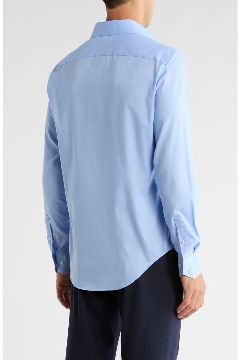 Slim Fit Four-Season Performance Dress Shirt, Alternate, color, SKY