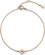 Ana Luisa Solid Yellow Gold - Mini Flower Bracelet