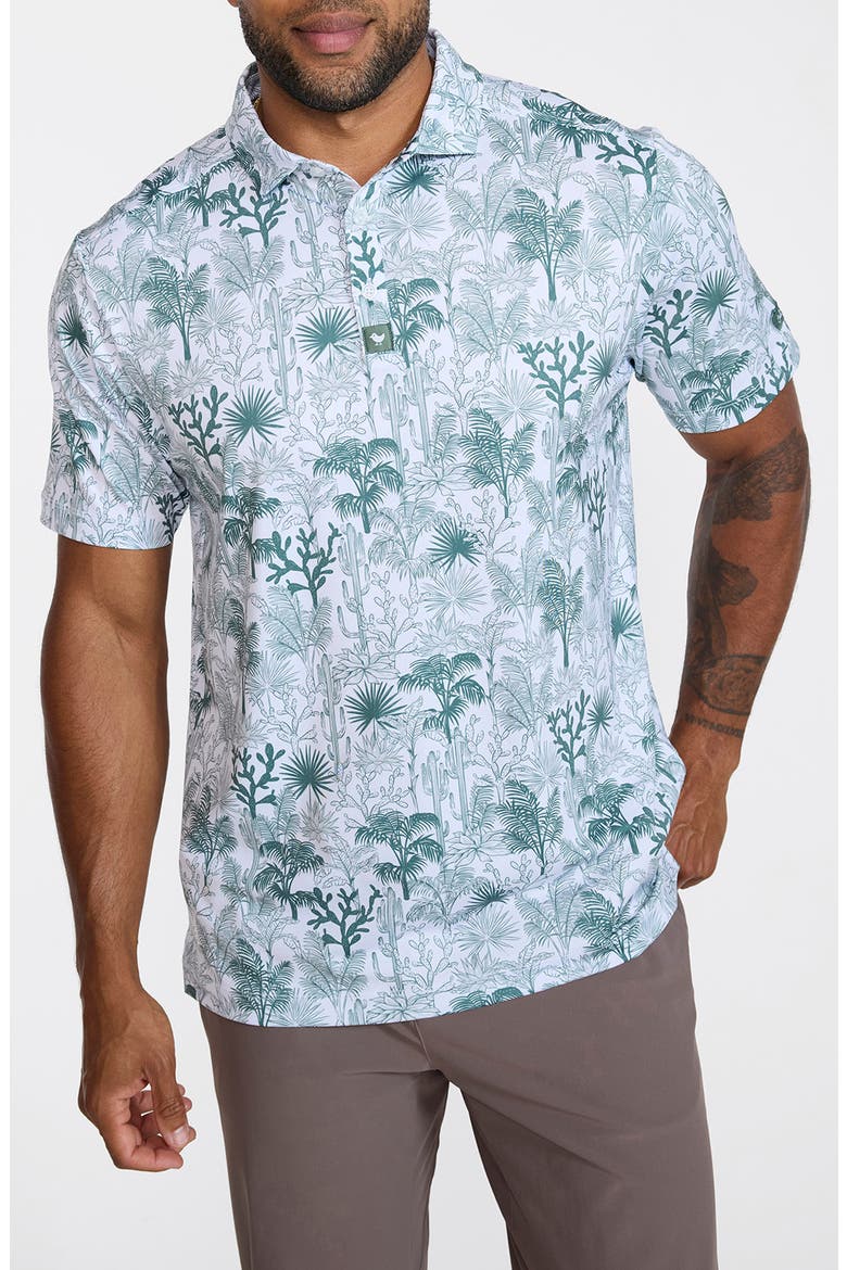 Core Performance Polo, Main, color, CACTUS JUNGLE