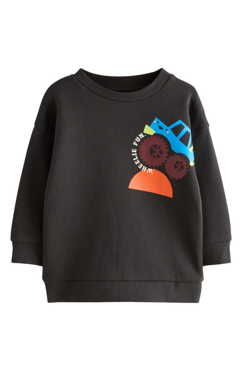 NEXT Kids' Wheelie Fun Cotton Graphic Sweatshirt, Main, color, Multi