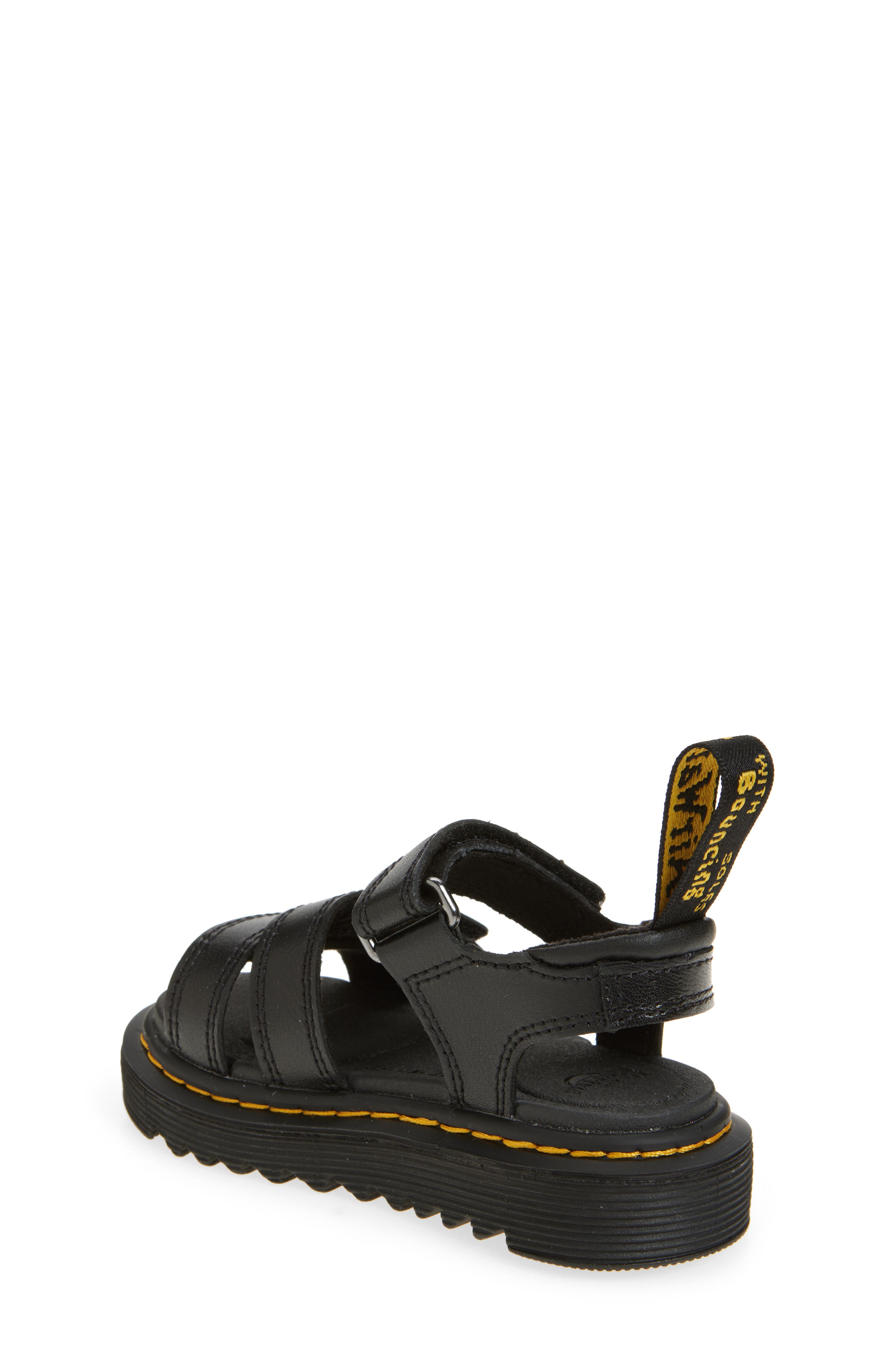 Dr. Martens Kids' Klaire Sandal, Alternate, color, Black