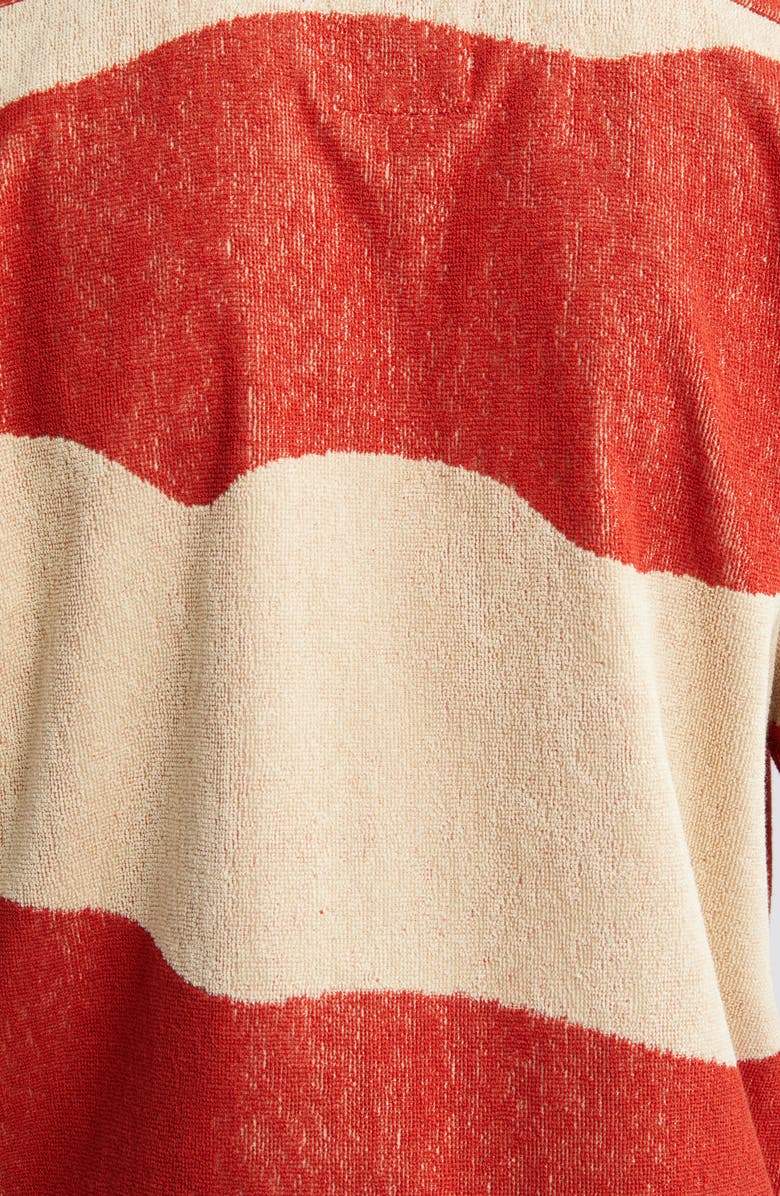 OAS Amber Dune Terry Cloth Camp Shirt, Alternate, color, 