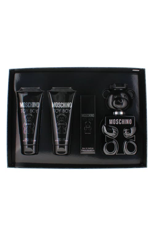 Moschino Toy Boy 4-piece Gift Set $163 Value In Transparent