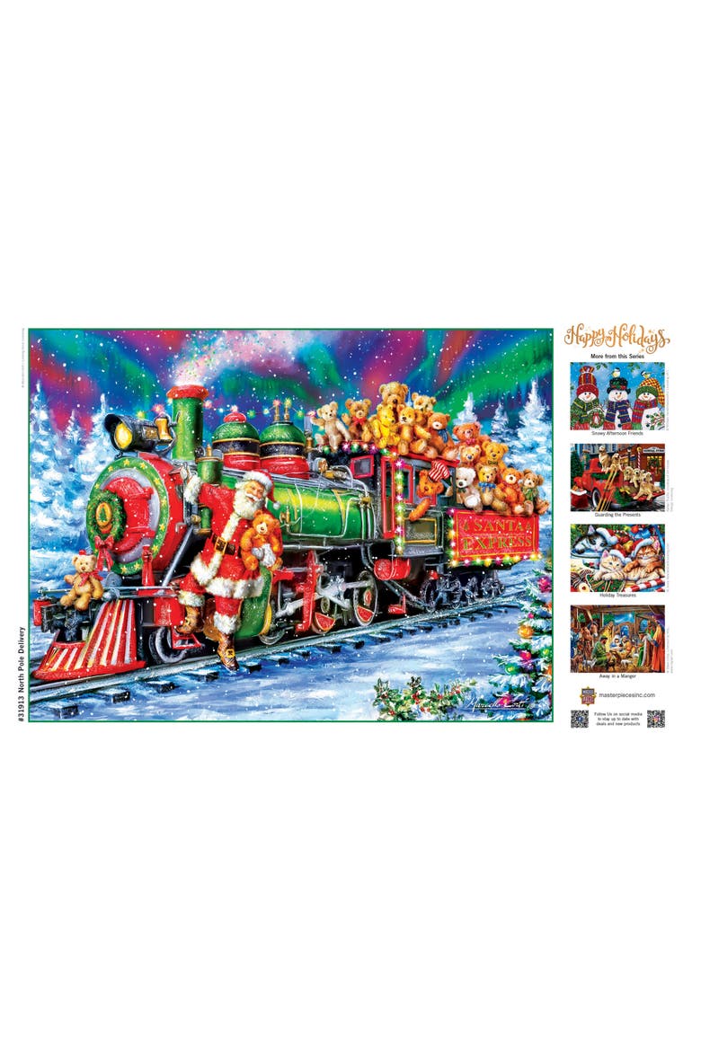 North Pole Delivery 300pc Jigsaw Puzzle, Alternate, color, Multicolor