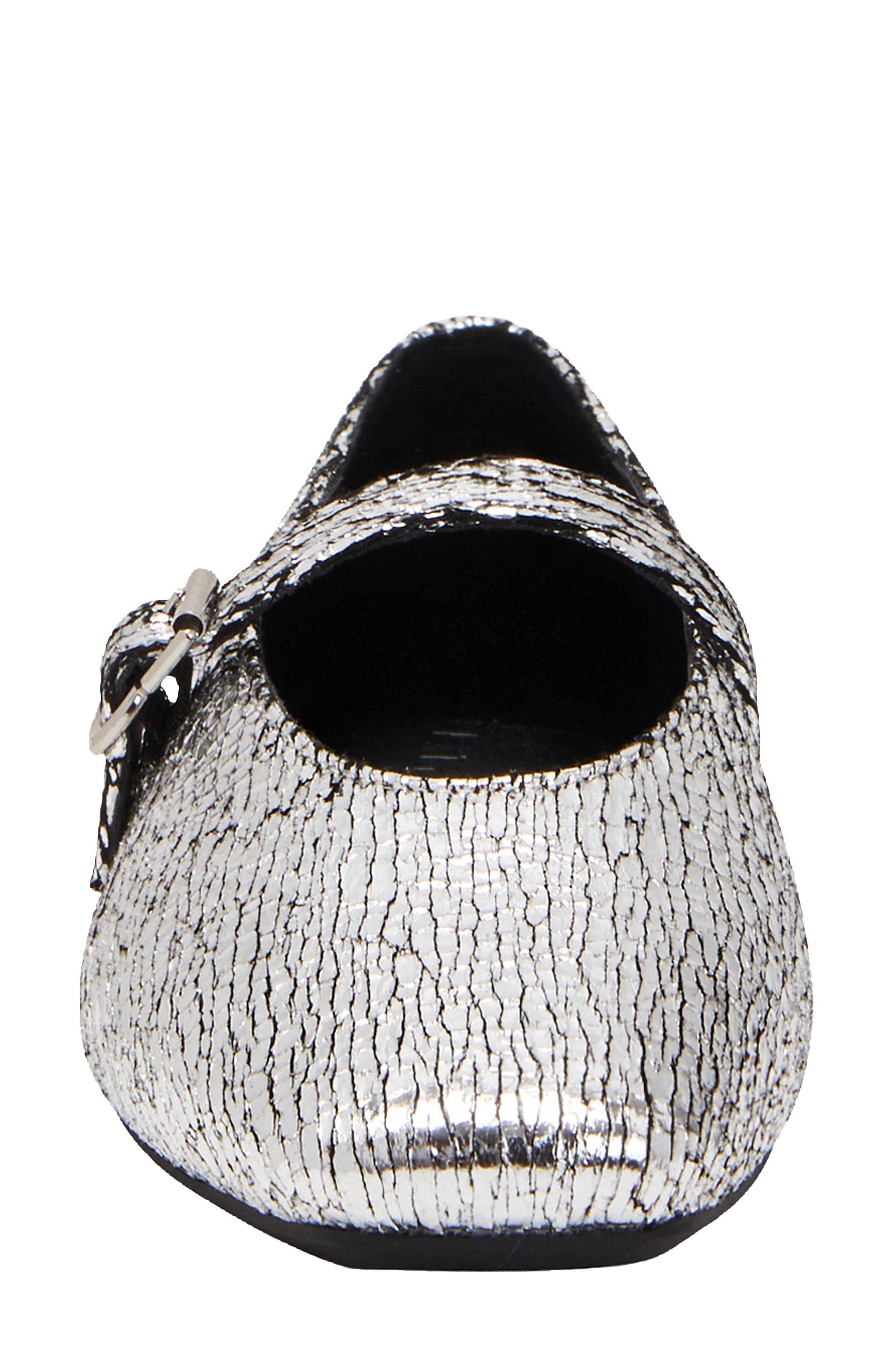 Katy Perry The Evie Mary Jane Flat, Alternate, color, Silver