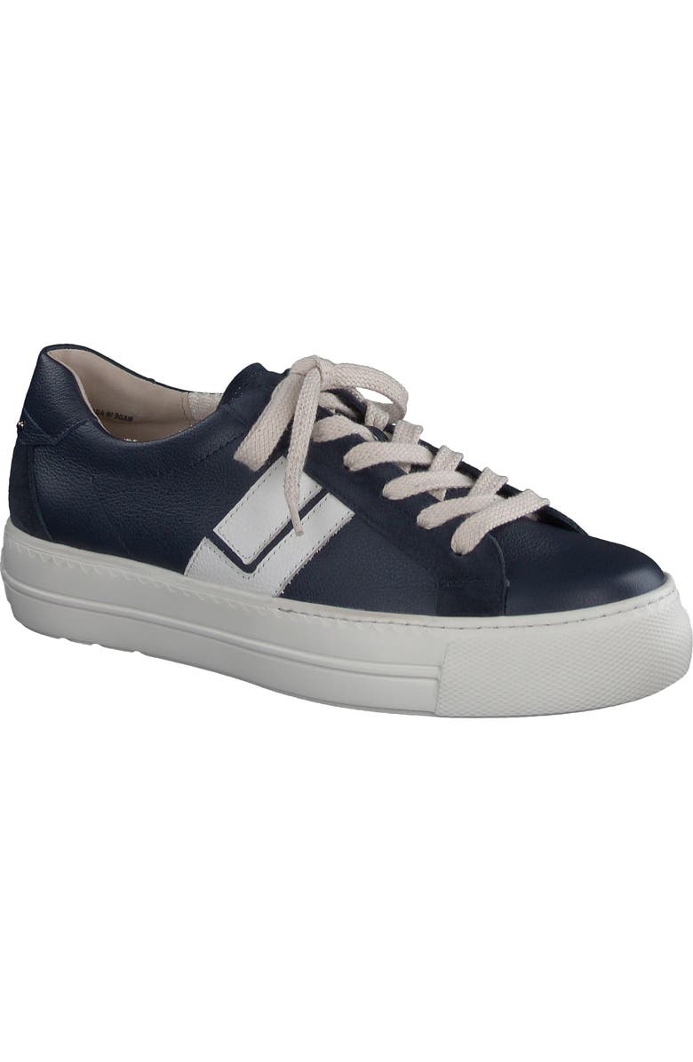 Paul Green Zoom Platform Sneaker, Main, color, Space Ivory Combo