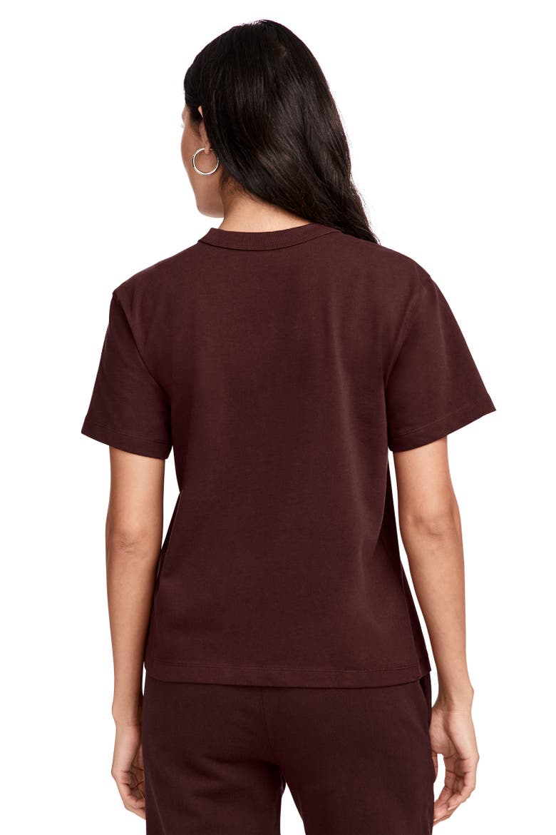 Women's The One And Only Heavyweight 100% Organic Cotton Tee, Alternate, color, Currant