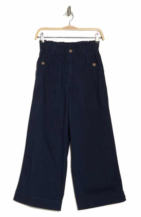 Democracy High Waist Crop Wide Leg Pants