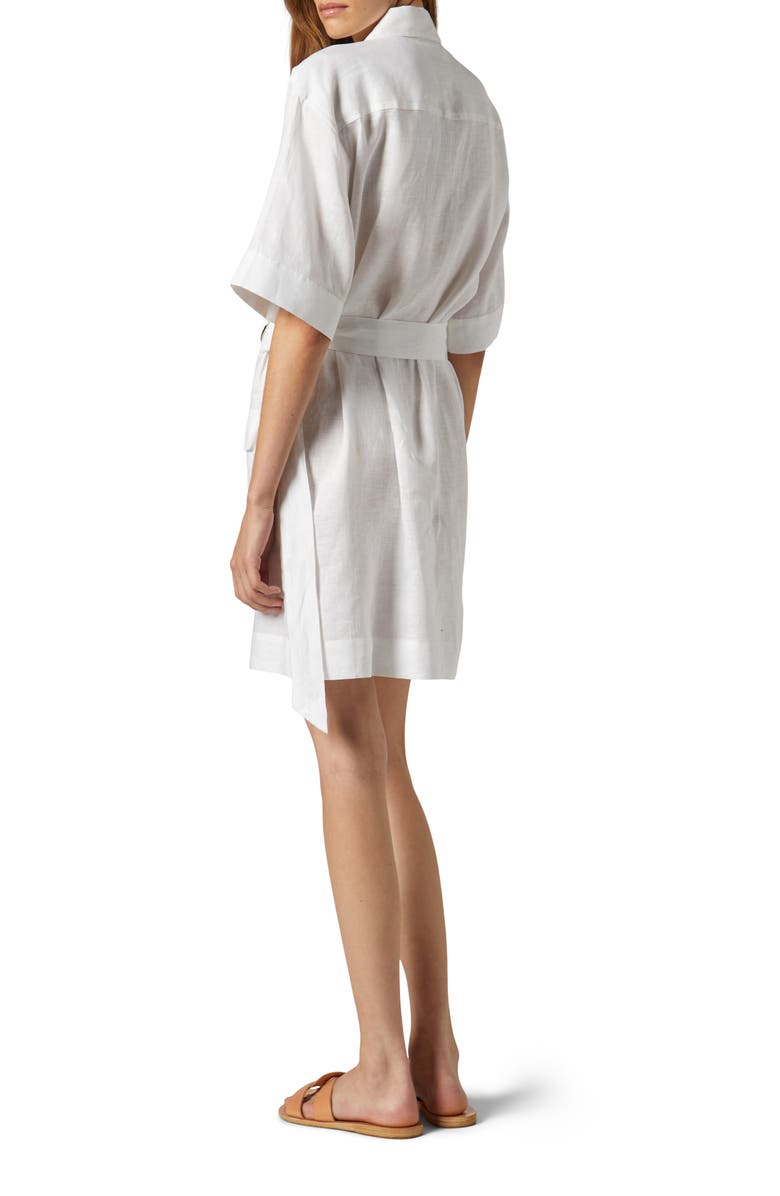 Equipment Oriel Linen Shirtdress, Alternate, color,