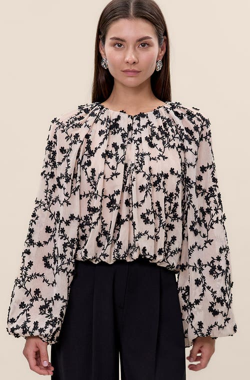 Rebecca Taylor Marisol Bubble Top In Multi