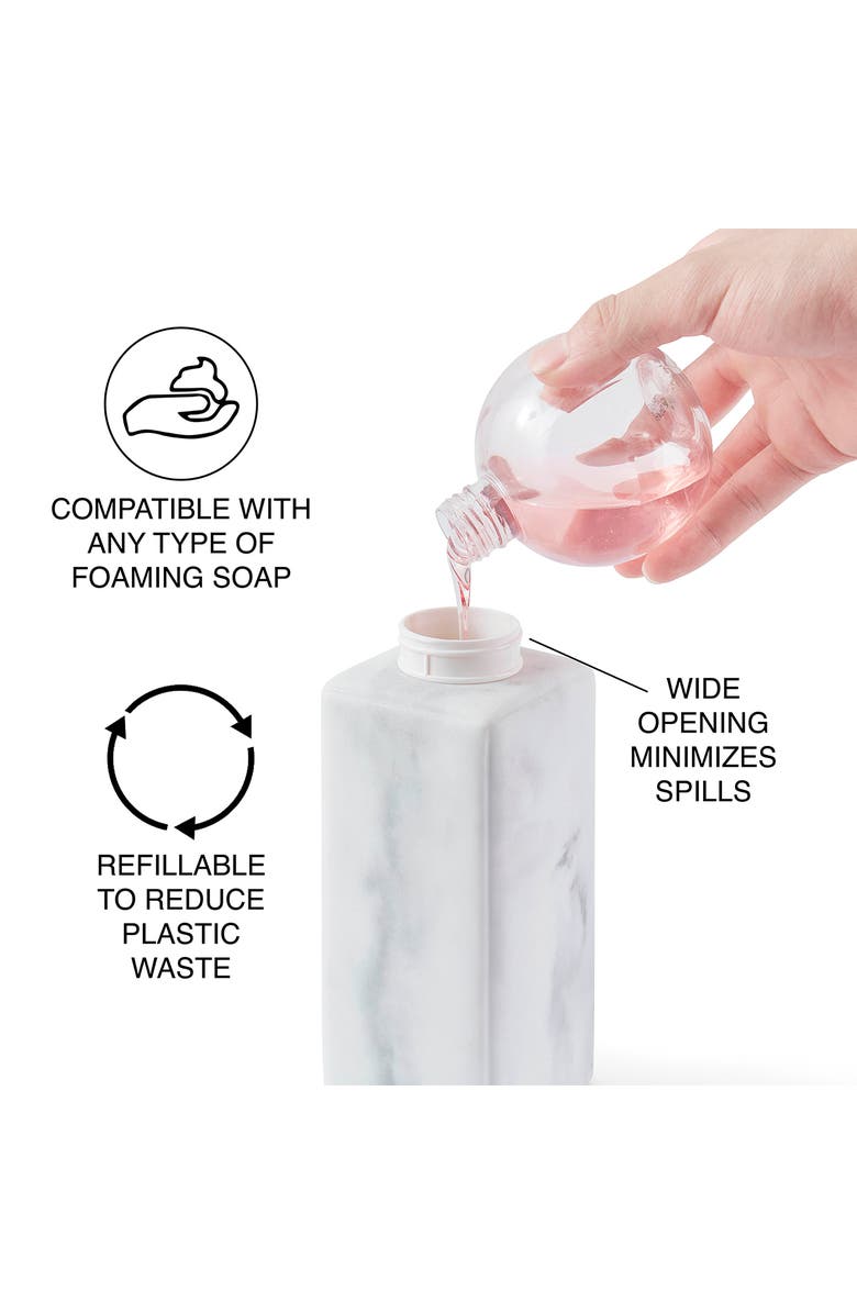 DKNY TOUCHLESS MARBLE SENSOR PUMP W, Alternate, color, White