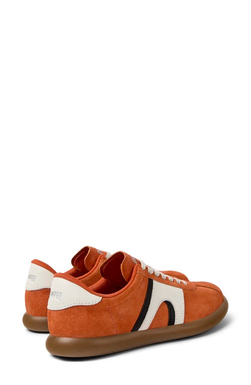 Camper Pelotas Soller Leather Sneakers In Orange