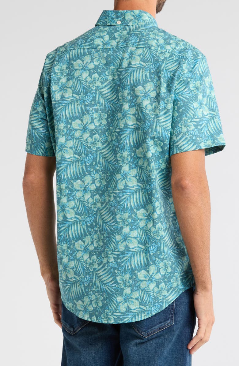 Reyn Spooner Hau Hele Classic Fit Short Sleeve Shirt, Alternate, color, Balsam