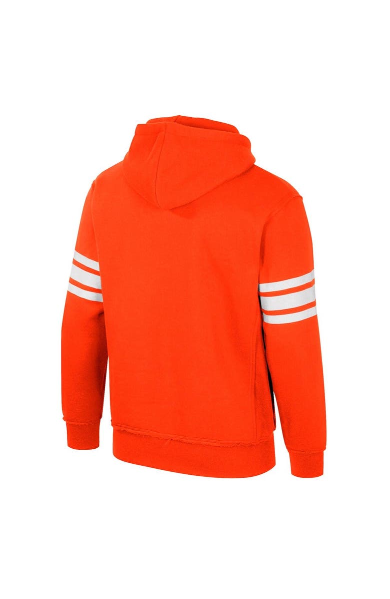 COLOSSEUM Men's Colosseum Orange Clemson Tigers Saluting Pullover Hoodie, Alternate, color, Orange