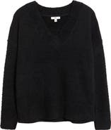 BP. Fuzzy V-Neck Sweater