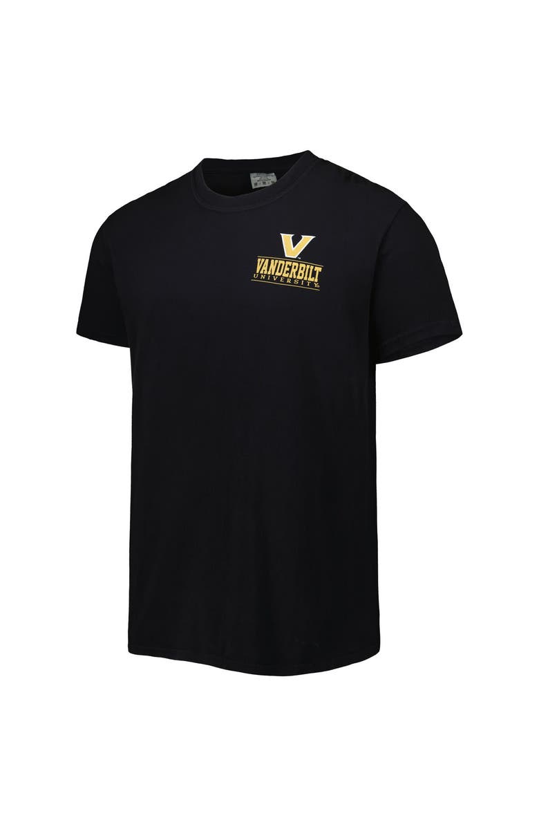 IMAGE ONE Men's Black Vanderbilt Commodores Logo Campus Icon T-Shirt, Alternate, color,