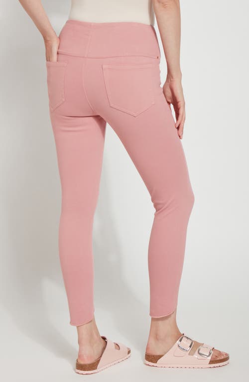 Lyssé Lynette Tulip Hem Denim W Pocket In Pinkclay