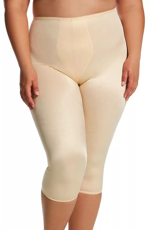 Light Shaping Capri Pant Liner With Satin 4-Way Stretch (Regular & Plus Sizing)