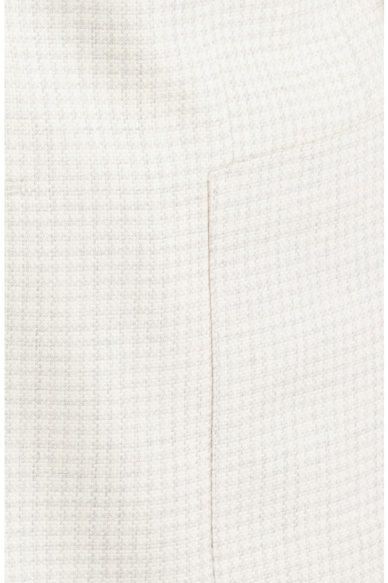 Madison Mini Check Wool, Silk & Linen Sport Coat, Alternate, color, OFF WHITE