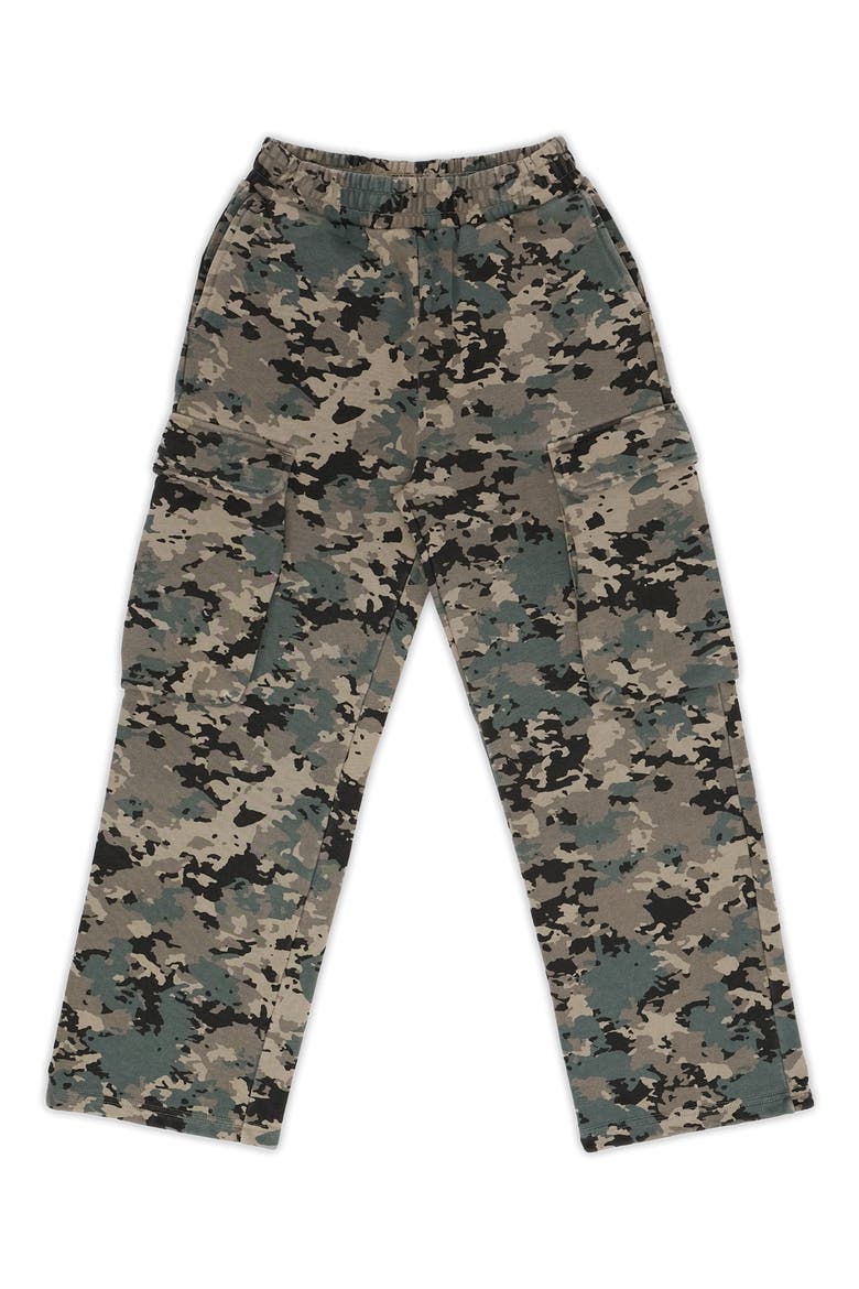 Clearfield Camo Fleece Cargo Pants, Main, color, CAMO