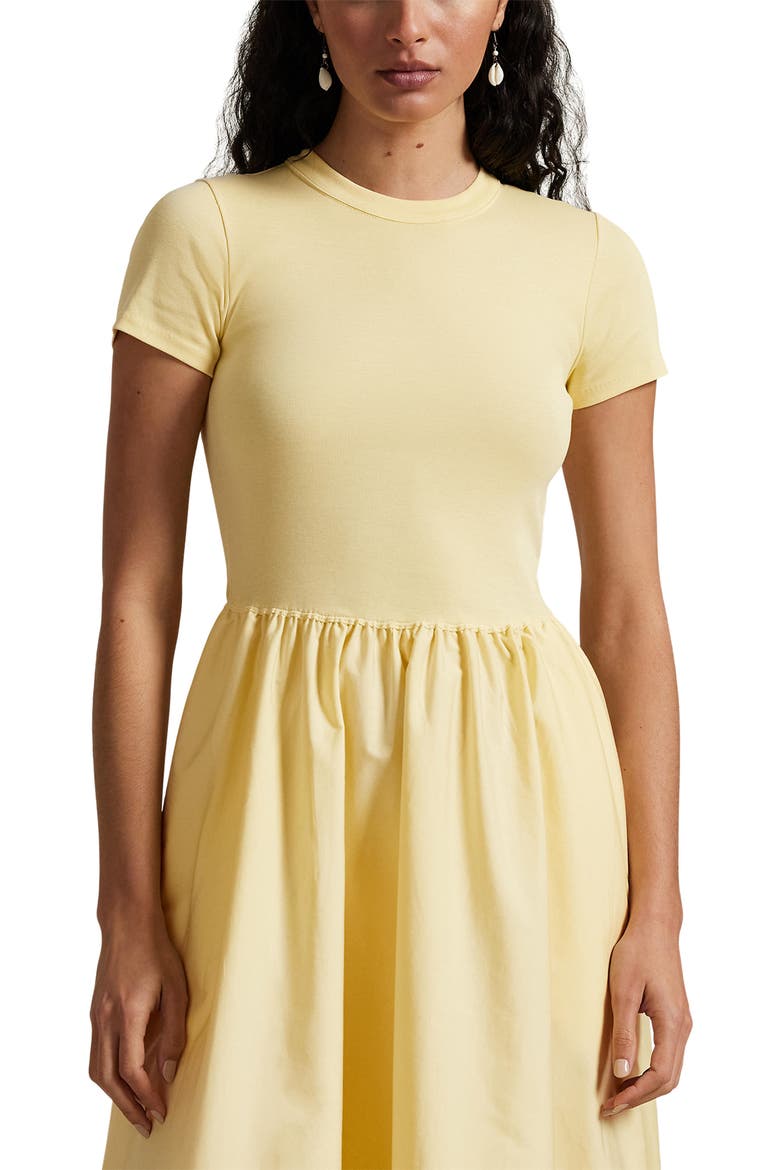 short sleeve cotton midi dress polo ralph lauren Short Sleeve Cotton Midi Dress (Women)