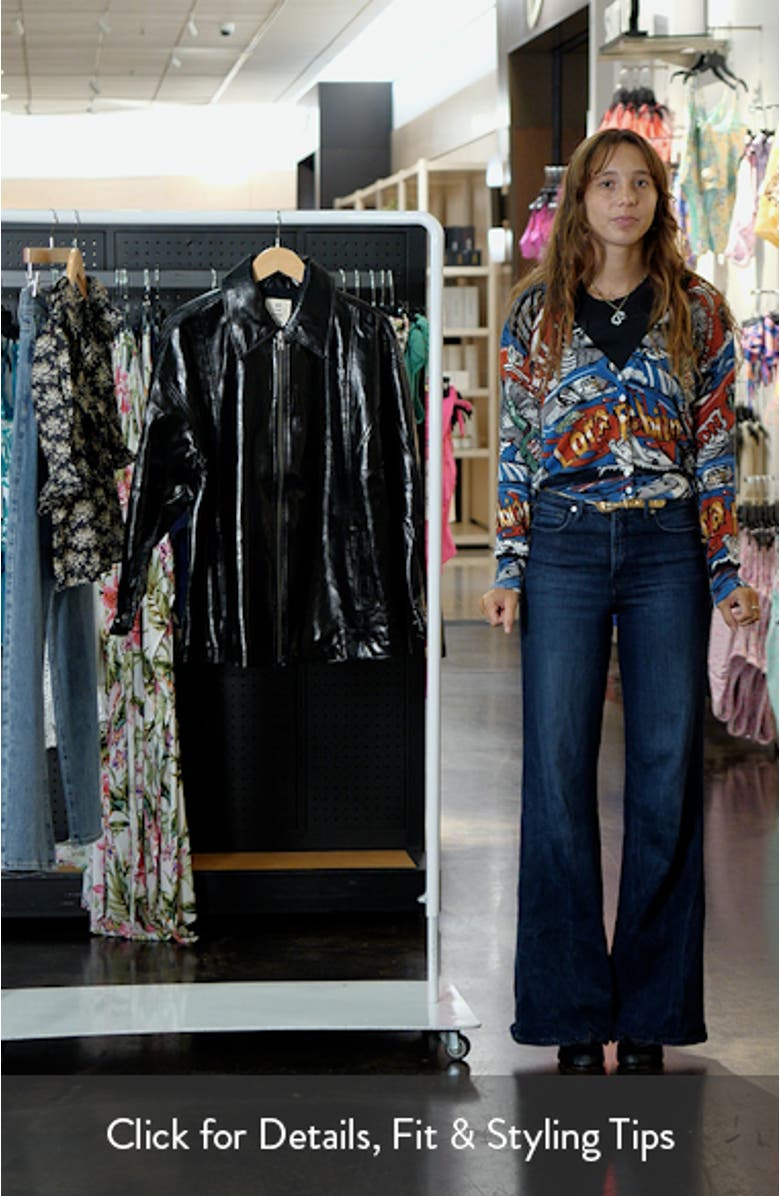 Sloan Faux Leather Jacket, sales video thumbnail