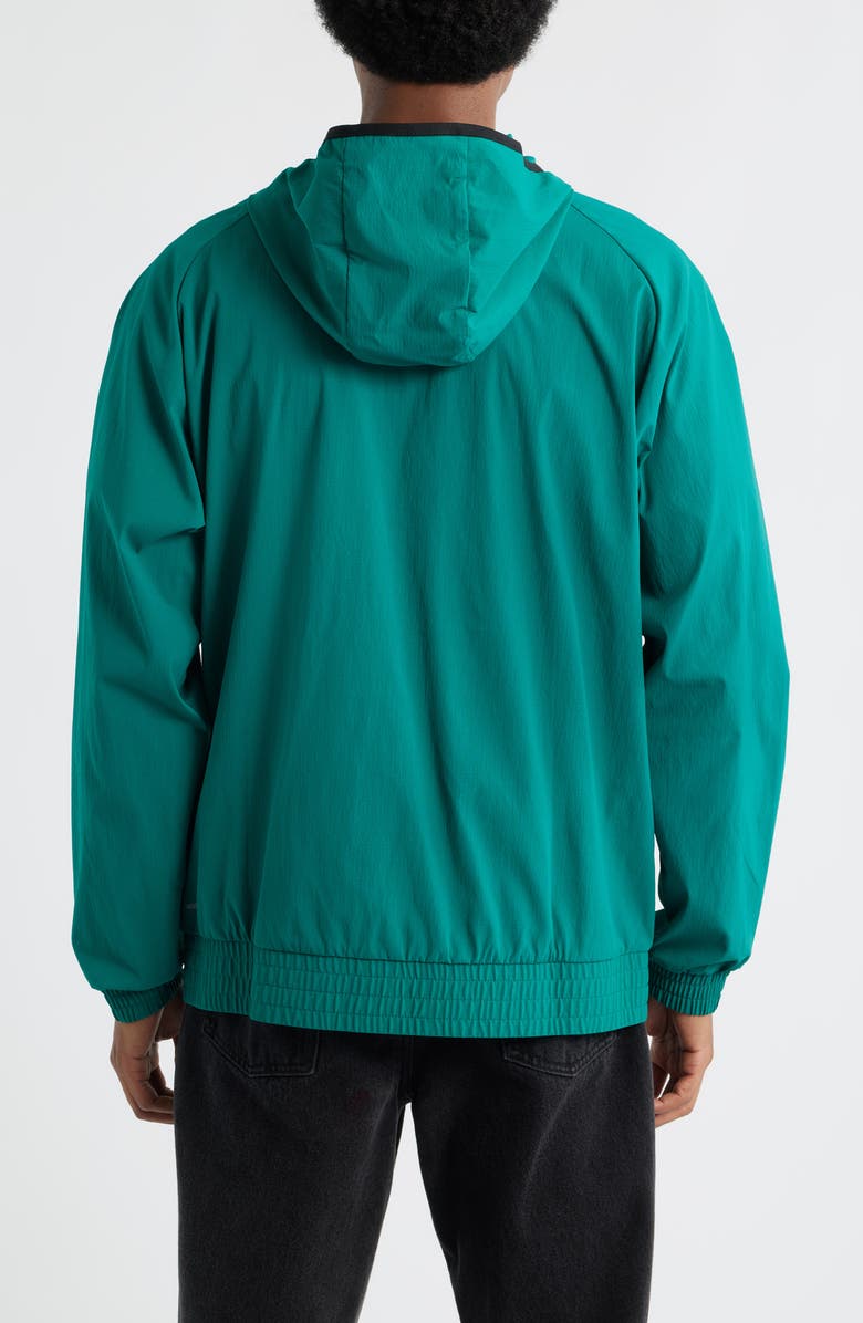 PUMA x AMF1 PUMATECH Water Repellent Stretch Nylon Jacket, Alternate, color, Green Lux