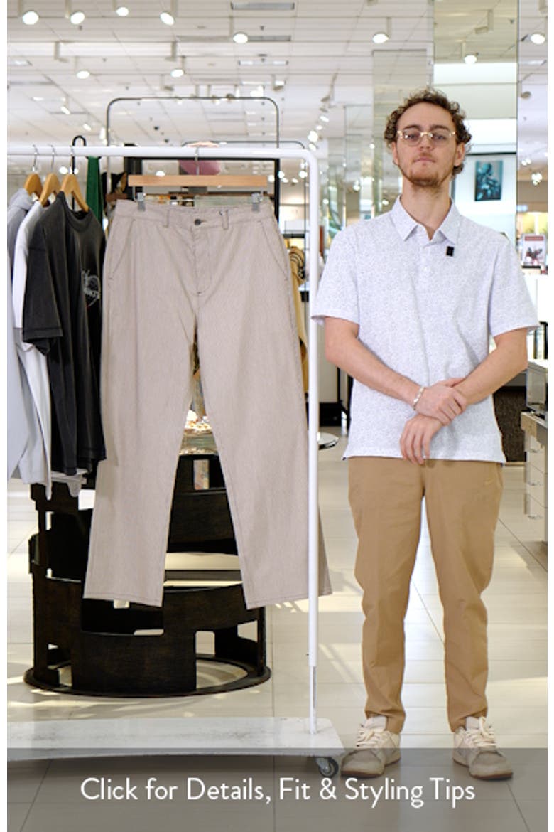 Hicory Stripe Cotton Blend Pants video
