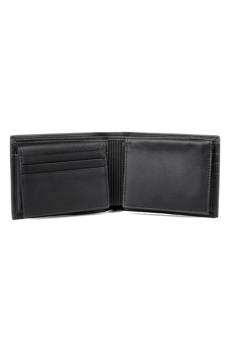 BUXTON Double I.D. RFID Billfold Wallet, Alternate, color, Black