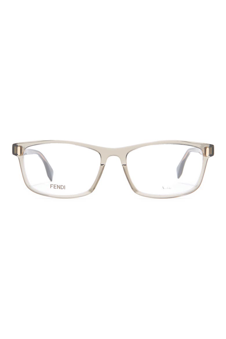 55mm Rectangle Optical Frames, Main, color, GREY 2