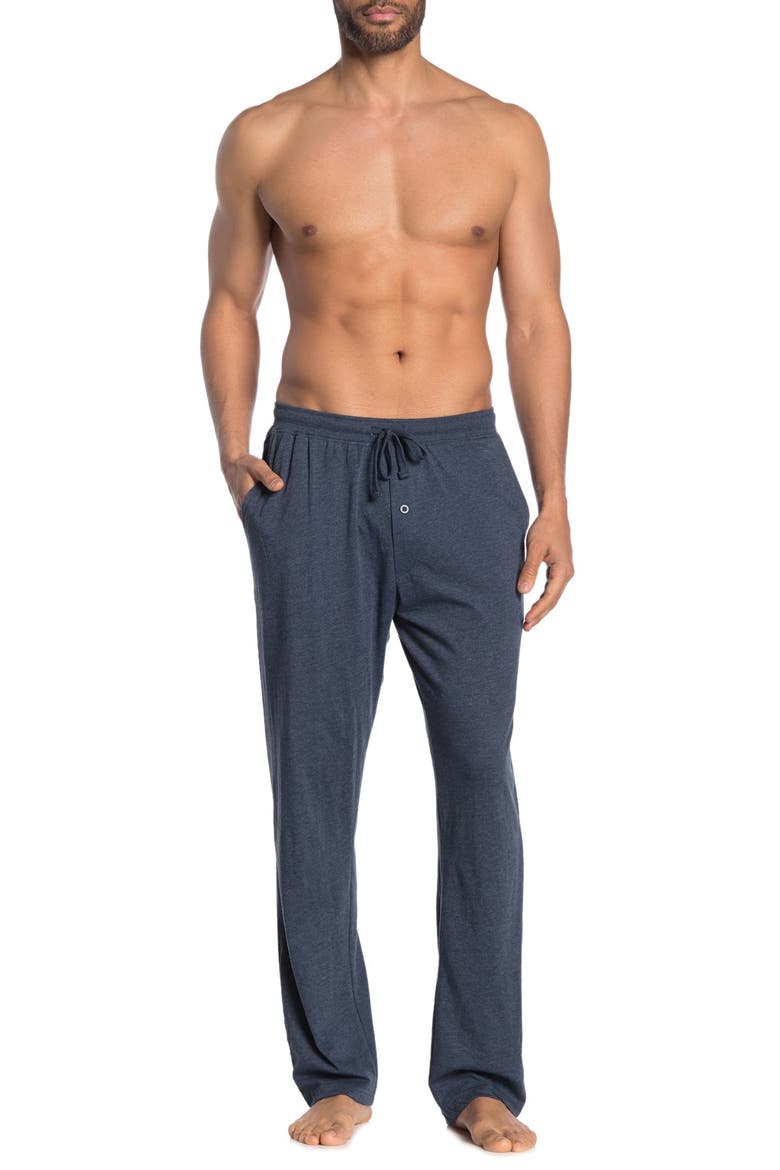 Lightweight Lounge Pants, Alternate, color, MELANGE MEDIUM BLUE