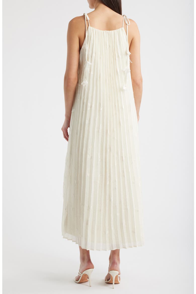 Sadie Floral Embroidery Midi Dress, Alternate, color, IVORY