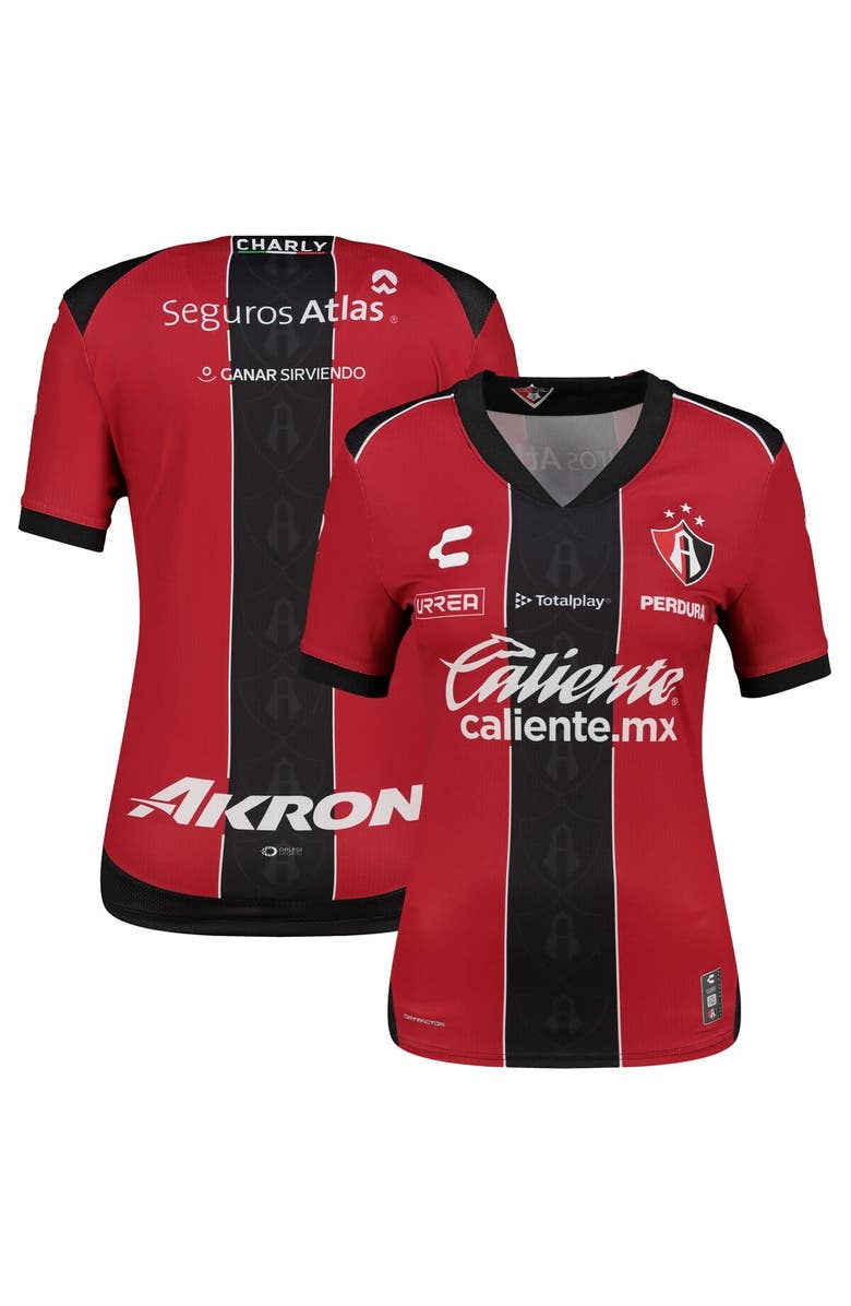 CHARLY Women's Charly Red Club Atlas 2025/26 Home Authentic Jersey, Main, color, Red