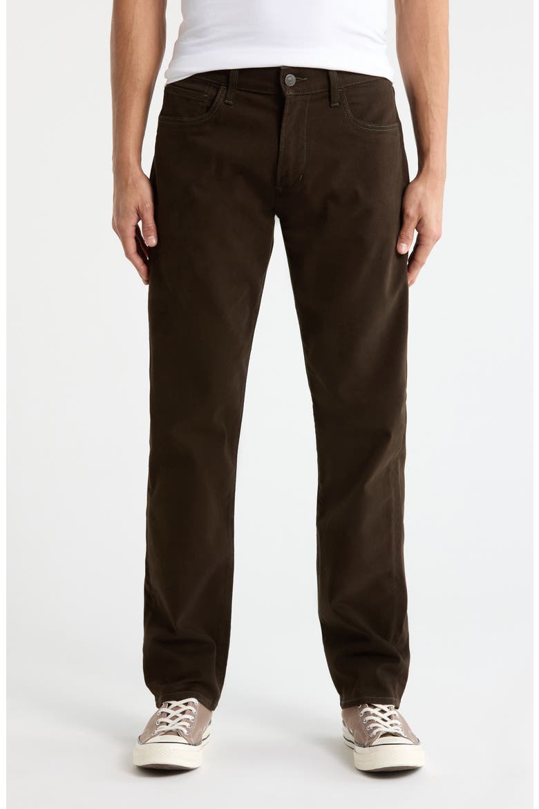 Elijah Relaxed Straight Leg Jeans, Main, color, DARK OLIVE