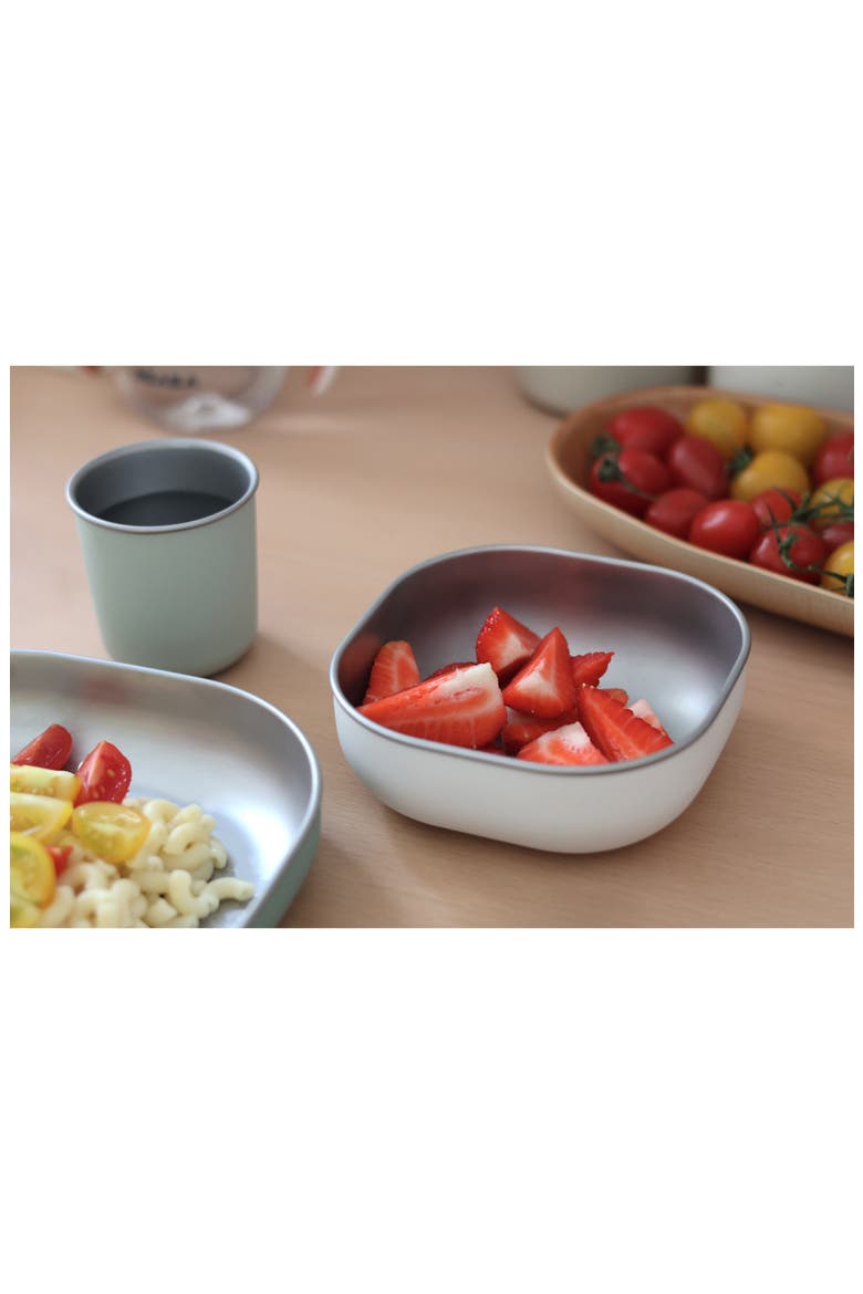 Stainless Steel Meal Set, Alternate, color, SAGE GREEN