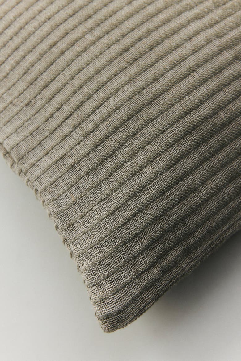Amaya Linen Cushion, Alternate, color, Green