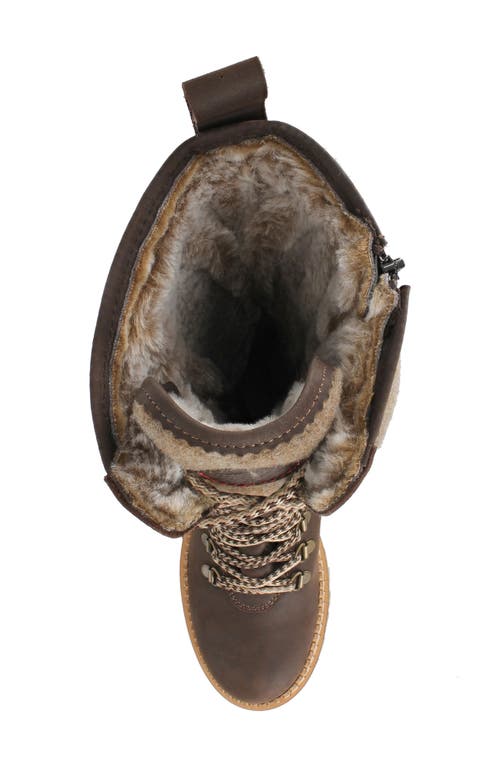 Santana Canada Chuska Waterproof Tall Boot In Dark Brown/tan