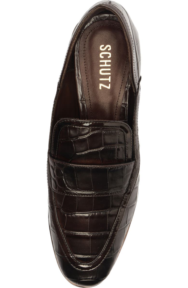 Schutz Maurice Loafer, Alternate, color, Dark Brown
