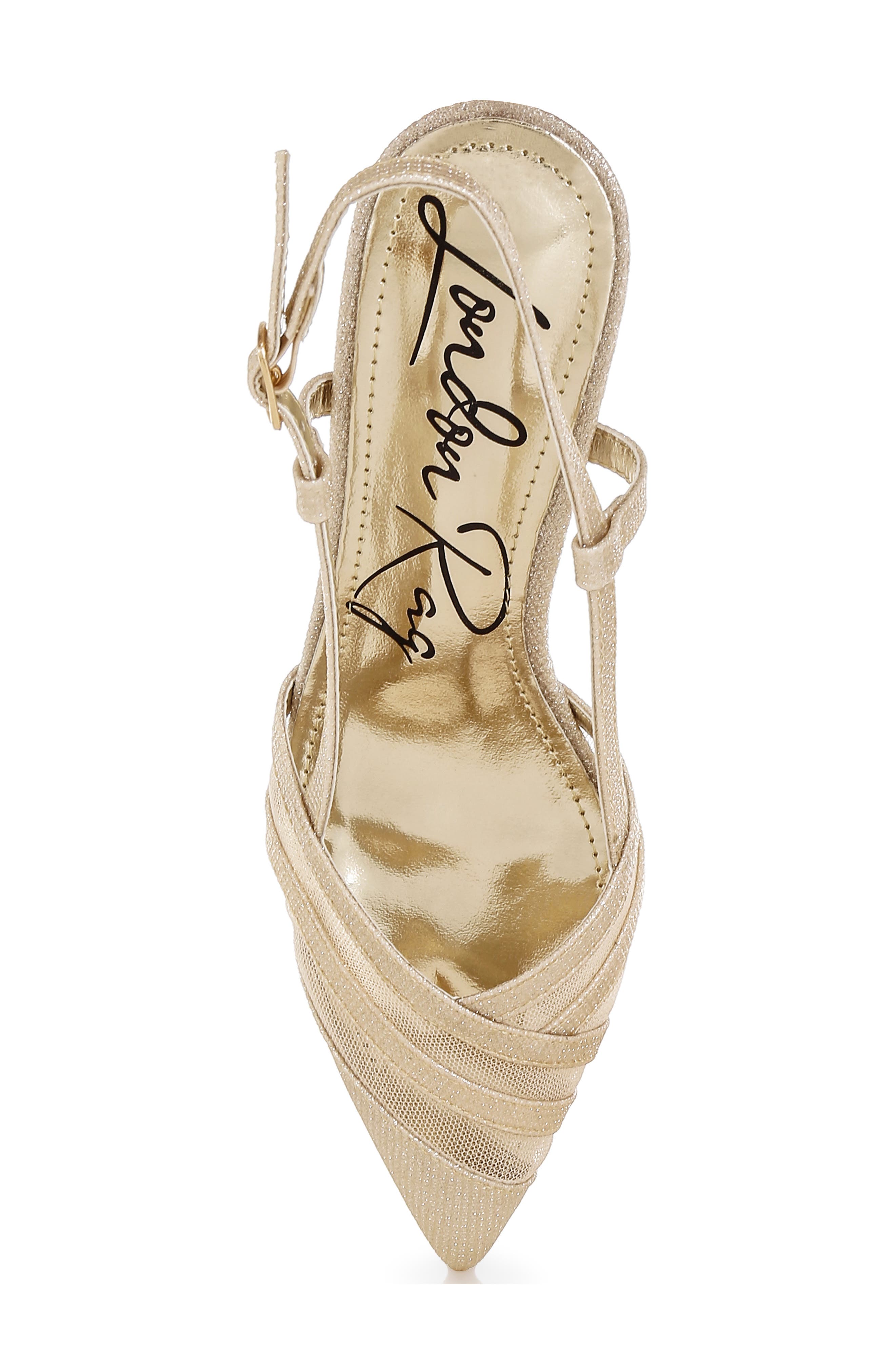 LONDON RAG Daldra Pointed Toe Pump, Alternate, color, Gold