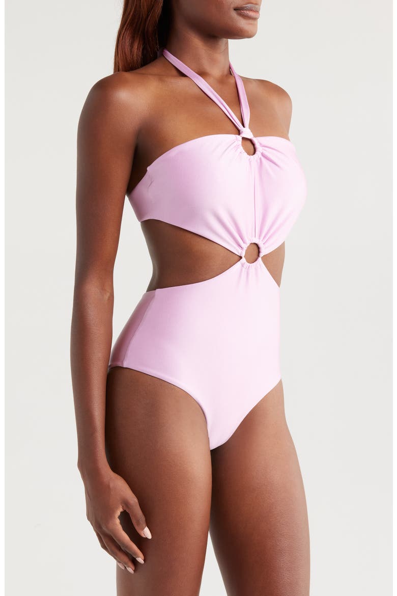 Egeo One-Piece Swimsuit, Alternate, color, ROSE
