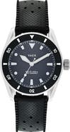VAER D4 Meridian Black Solar Dive Watch, 38mm