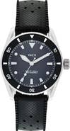 VAER D4 Meridian Black Solar Dive Watch, 38mm